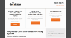 Desktop Screenshot of gatorrater.com