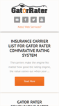 Mobile Screenshot of gatorrater.com